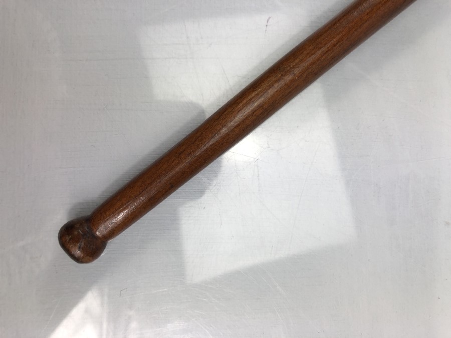 Possibly from the pacific islands, New Zealand Maori, a hard wood swagger stick. Length approx 60cm - Image 3 of 24