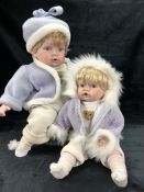Two Leonardo Collection collectors baby dolls