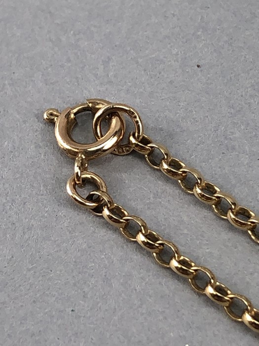 9ct Gold Chain approx 40cm long and approx 4.7g - Image 3 of 3