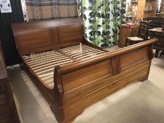 Tasmanian Blackwood (hardwood) 6ft sleigh bed