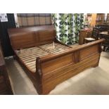 Tasmanian Blackwood (hardwood) 6ft sleigh bed