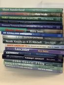 AVIATION AND AERONAUTICAL BOOKS AND MAGAZINES: A COLLECTION OF 16 HARDBACK BOOKS BY PUBLISHER