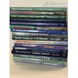 AVIATION AND AERONAUTICAL BOOKS AND MAGAZINES: A COLLECTION OF 16 HARDBACK BOOKS BY PUBLISHER