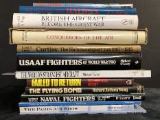 AVIATION AND AERONAUTICAL BOOKS AND MAGAZINES: A COLLECTION OF 13 AIRCRAFT RELATED TITLES TO INCLUDE
