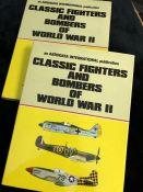 AVIATION AND AERONAUTICAL BOOKS AND MAGAZINES: A COLLECTION OF 2 COPIES OF CLASSIC FIGHTERS AND