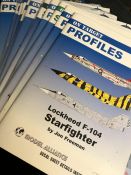 AVIATION AND AERONAUTICAL BOOKS AND MAGAZINES: A COLLECTION OF 12 TITLES ENTITLED PROFILES BY ON