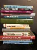 AVIATION AND AERONAUTICAL BOOKS AND MAGAZINES: A COLLECTION OF 13 VARIOUS AVIATION TITLES