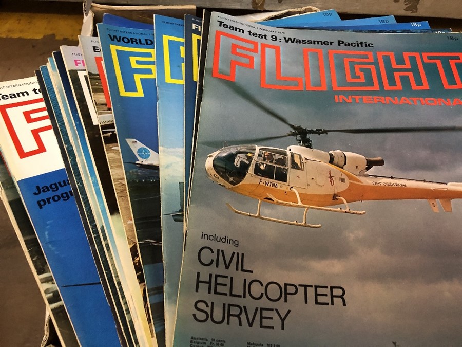 AVIATION AND AERONAUTICAL BOOKS AND MAGAZINES: A COLLECTION OF FLIGHT INTERNATIONAL MAGAZINES - Image 3 of 3