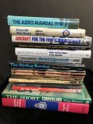 AVIATION AND AERONAUTICAL BOOKS AND MAGAZINES: A COLLECTION OF 18 VARIOUS AVIATION TITLES