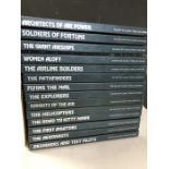 AVIATION AND AERONAUTICAL BOOKS AND MAGAZINES: A COLLECTION OF 14 HARDBACK COPIES THE EPIC OF FLIGHT