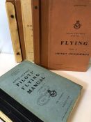 AVIATION AND AERONAUTICAL BOOKS AND MAGAZINES: A COLLECTION OF 3 VINTAGE AIR FORCE MANUALS FOR THE
