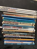 AVIATION AND AERONAUTICAL BOOKS AND MAGAZINES: A COLLECTION OF 23 VOLUMES TO INCLUDE AIRCRAFT ANNUAL