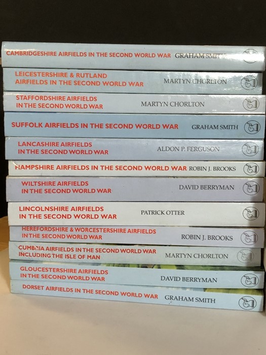 AVIATION AND AERONAUTICAL BOOKS AND MAGAZINES: A COLLECTION OF 25 PAPERBACKS OF AIRFIELDS IN THE - Image 2 of 4