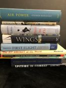 AVIATION AND AERONAUTICAL BOOKS AND MAGAZINES: A COLLECTION OF 11 VARIOUS AVIATION TITLES