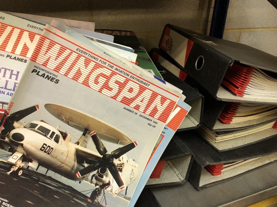 AVIATION AND AERONAUTICAL BOOKS AND MAGAZINES: A COLLECTION OF WINGSPAN MAGAZINES