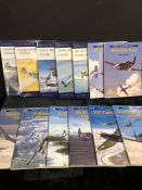 AVIATION AND AERONAUTICAL BOOKS AND MAGAZINES: A COLLECTION OF 13 VOLUMES AVIATION ELITE UNITS AND