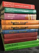 AVIATION AND AERONAUTICAL BOOKS AND MAGAZINES: A COLLECTION OF 19 MINIATURE AIRCRAFT RELATED BOOKS