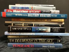 AVIATION AND AERONAUTICAL BOOKS AND MAGAZINES: A COLLECTION OF 11 VARIOUS AVIATION TITLES