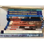 AVIATION AND AERONAUTICAL BOOKS AND MAGAZINES: A COLLECTION OF 16 AERONAUTICAL BOOKS RELATING TO