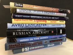 AVIATION AND AERONAUTICAL BOOKS AND MAGAZINES: A COLLECTION OF 9 HARDBACK VOLUMES BY PUBLISHER