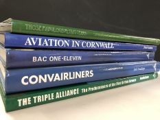 AVIATION AND AERONAUTICAL BOOKS AND MAGAZINES: A COLLECTION OF 5 HARDBACK BOOKS BY AIR BRITAIN TO