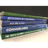 AVIATION AND AERONAUTICAL BOOKS AND MAGAZINES: A COLLECTION OF 5 HARDBACK BOOKS BY AIR BRITAIN TO