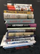 AVIATION AND AERONAUTICAL BOOKS AND MAGAZINES: A COLLECTION OF 17 TITLES TO INCLUDE TWO BY CLASSIC