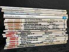 AVIATION AND AERONAUTICAL BOOKS AND MAGAZINES: A COLLECTION OF VARIOUS TITLES TO INCLUDE WARBIRD,