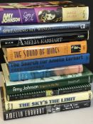 AVIATION AND AERONAUTICAL BOOKS AND MAGAZINES: A COLLECTION OF 10 BOOKS RELATING TO FEMALE PILOTS