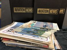 AVIATION AND AERONAUTICAL BOOKS AND MAGAZINES: A COLLECTION OF AIRCRAFT EPHEMERA TO INCLUDE AIRCRAFT