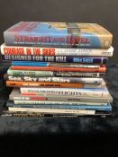 AVIATION AND AERONAUTICAL BOOKS AND MAGAZINES: A COLLECTION OF 15 VARIOUS AVIATION AND AIRCRAFT