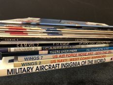 AVIATION AND AERONAUTICAL BOOKS AND MAGAZINES: A COLLECTION OF 14 PUBLICATIONS TO INCLUDE FOUR