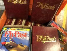 AVIATION AND AERONAUTICAL BOOKS AND MAGAZINES: A LARGE COLLECTION OF FLYPAST MAGAZINES