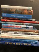 AVIATION AND AERONAUTICAL BOOKS AND MAGAZINES: A COLLECTION OF 14 VARIOUS AVIATION TITLES