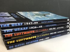 AVIATION AND AERONAUTICAL BOOKS AND MAGAZINES: A COLLECTION OF 5 HARD BACK BOOKS MOSTLY BY SUTTON