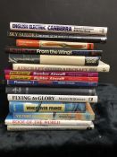 AVIATION AND AERONAUTICAL BOOKS AND MAGAZINES: A COLLECTION OF 16 VARIOUS AVIATION AND AIRCRAFT