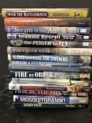 AVIATION AND AERONAUTICAL BOOKS AND MAGAZINES: A COLLECTION OF 15 VARIOUS HARDBACK BOOKS MANY