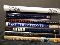 AVIATION AND AERONAUTICAL BOOKS AND MAGAZINES: A COLLECTION OF 7 PUBLICATIONS TO INCLUDE BOXED