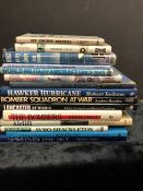 AVIATION AND AERONAUTICAL BOOKS AND MAGAZINES: A COLLECTION OF 14 VARIOUS AVIATION AND AIRCRAFT