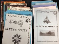 AVIATION AND AERONAUTICAL BOOKS AND MAGAZINES: A COLLECTION OF ROLLS ROYCE MAGAZINES ON AVIATION AND