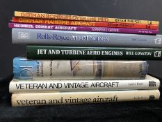 AVIATION AND AERONAUTICAL BOOKS AND MAGAZINES: A COLLECTION OF 8 VARIOUS AVIATION TITLES