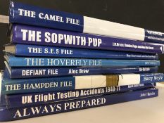 AVIATION AND AERONAUTICAL BOOKS AND MAGAZINES: A COLLECTION OF 8 HARDBACK BOOKS BY AIR BRITAIN