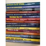 AVIATION AND AERONAUTICAL BOOKS AND MAGAZINES: A COLLECTION OF 16 HARDBACK BOOKS RELATING TO