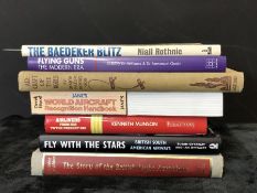 AVIATION AND AERONAUTICAL BOOKS AND MAGAZINES: A COLLECTION OF 7 VOLUMES TO INCLUDE THE STORY OF THE