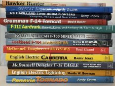AVIATION AND AERONAUTICAL BOOKS AND MAGAZINES: A COLLECTION OF 12 HARDBACK BOOKS BY CROWOOD