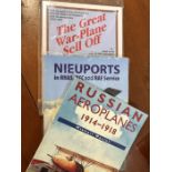 Aviation and Aeronautical Books and Magazines: A collection of 3 to include The great war plane sell