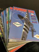 AVIATION AND AERONAUTICAL BOOKS AND MAGAZINES: A COLLECTION OF WARBIRDS WORLDWIDE MAGAZINES