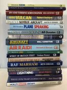 AVIATION AND AERONAUTICAL BOOKS AND MAGAZINES: A COLLECTION OF 18 HARD BACK BOOKS BY PUBLISHER PSL