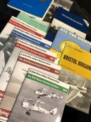 AVIATION AND AERONAUTICAL BOOKS AND MAGAZINES: A COLLECTION OF 10 PUBLICATIONS SIX OF WHICH