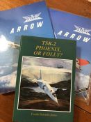 Aviation and Aeronautical Books and Magazines: A collection of three books relating to CF-105 and